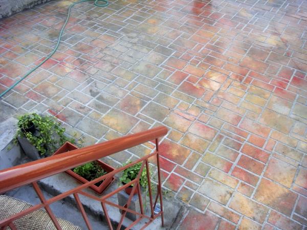 Stencil Concrete Spray