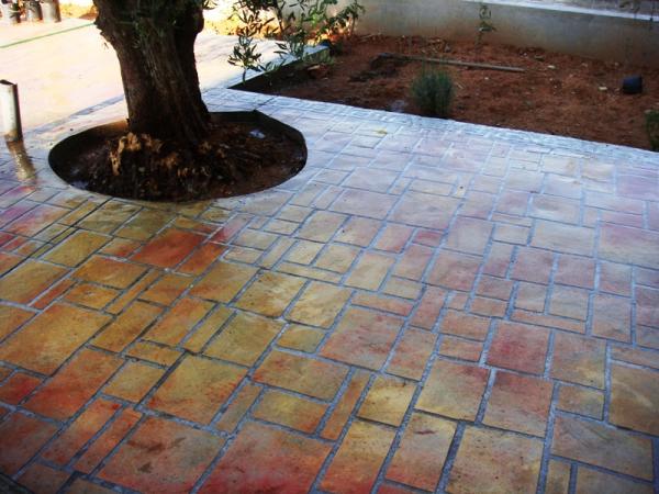 Stencil Concrete Spray