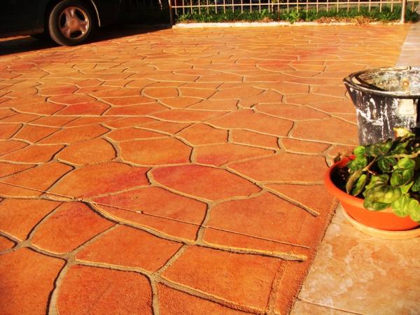 Stencil Concrete Spray