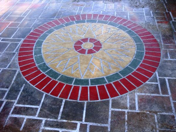 Stencil Concrete Spray