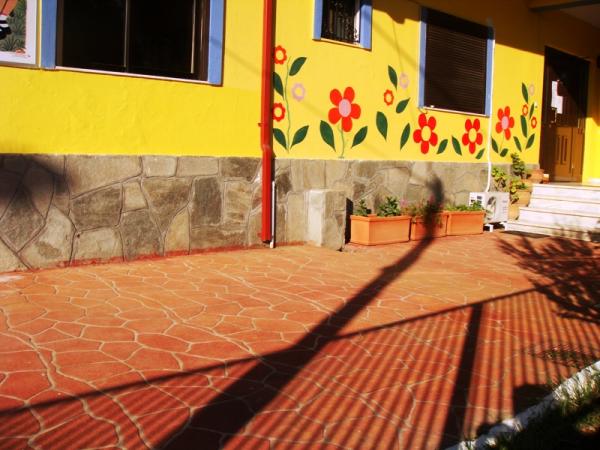 Stencil Concrete Spray